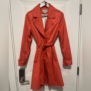 H&M Pink Trench Coat Jacket 8